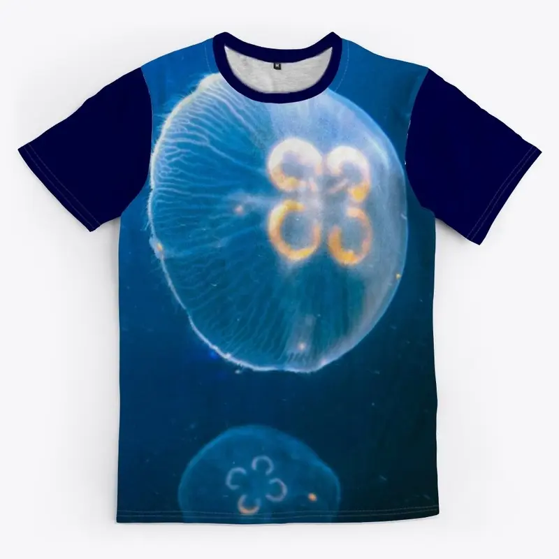 Serenely Floating Jellyfish